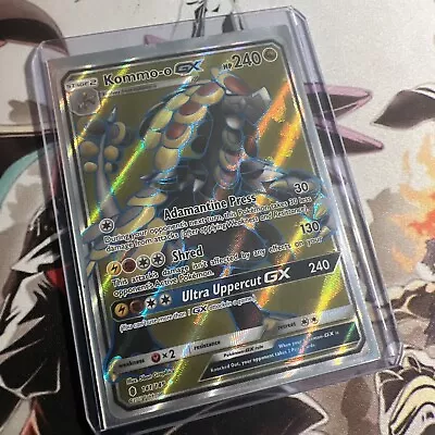 Kommo-o GX 141/145 - Pokémon TCG Sun & Moon Guardians Rising - Ultra Rare - NM • $4.45