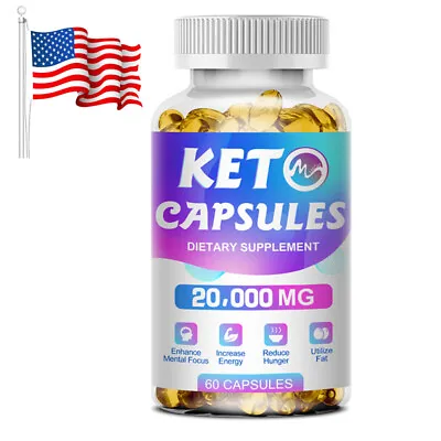 Keto Burn Advanced Weight Loss Fat Burner Diet Pills 60 Ketogenix BHB Ketones • $10.99