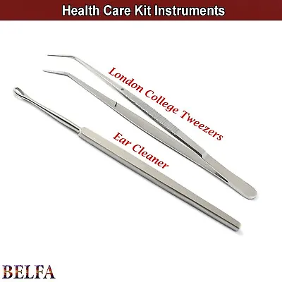 Dental London College Tweezers Cotton Forceps & Ear Wax Remover Lab Instruments • £5.99