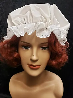 Cotton Mop Mob Muffin Maid Servant Cap  Theater Re-enactment NEW Made USA  NEW • $18