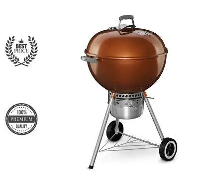 $189.99 • Buy Weber Original Kettle Premium 22 In W Copper Kettle Charcoal Grill Free Shipping