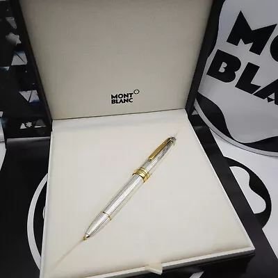 MONTBLANC Meisterstuck 146 LeGrand Sterling Silver 925 18K OM Nib Fountain Pen • $1024