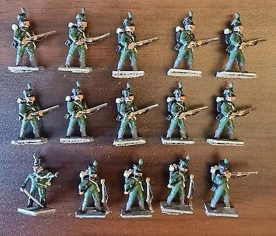 25mm British 95th Rifles Action Metal Figures Scirmishers X15 Used Good/See Pics • £25