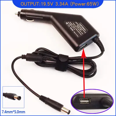 £21.11 • Buy Laptop DC Adapter Car Charger + USB For Dell Studio 1555 1557 1458 1558