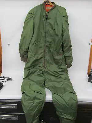 Liner Coverall Anti-Exposure Flying 1963 Flight Suit Vintage Military USAF 42L 5 • £61.46