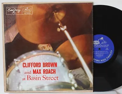 CLIFFORD BROWN & MAX ROACH At Basin Street LP (EmArcy 36070 Orig ’56) Drummer • $29.99