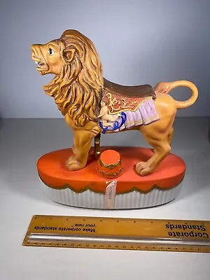 Vintage 1978 Cyrus Noble Original Haas Brothers Empty Lion Carousel Decanter • $45