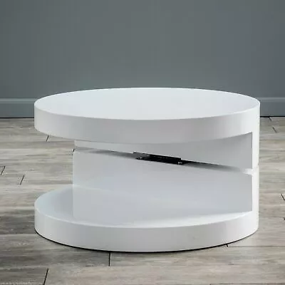 Emerson Small Circular Mod Swivel Coffee Table • $247