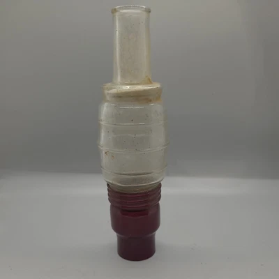 $19.99 • Buy Vintage Glass Moth Ball Atomizer Vacuum Attachment Infuser Burgundy Complete 