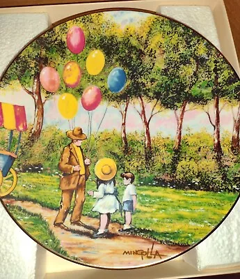 The Balloon Man 1979 Dominic Mingolla Calhoun's Collectible Plate Children • $10