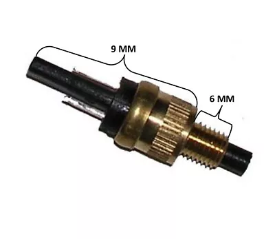 BRAKE SWITCH (MOPED) Threads=6mm Base To Tip=9mm Out=Closed In=Open Circuit • $10.99