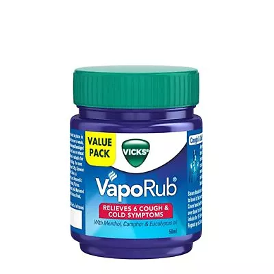 3 PACK Vicks Vaporub Relief From Headache Cough Cold Relief Stuffed Nose 50ML • $16.07