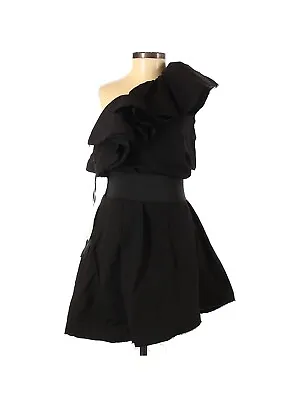 2010 LANVIN X H&M  Ruched Puff Ball One Shoulder Cocktail Dress - US 4  • $80