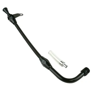 Ford C4 Transmission Pan Mount Dipstick Black Braided Stainless • $77.06