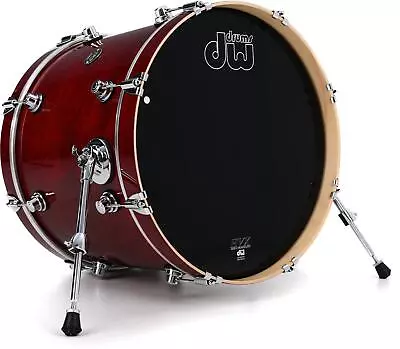 DW Performance Series Bass Drum - 16  X 20  Cherry Stain Lacquer • $1129