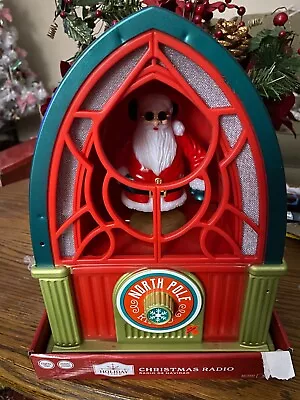 New Light Up Musical Animated Retro Style Christmas Radio Plays Jingle Bells • $19.99