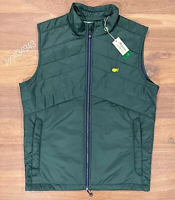 Masters By Peter Millar Men's Elite Lightweight Golf Vest ANGC Green NEW • $499.99