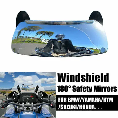 $23.04 • Buy For Suzuki SV650 SV1000 DL1000 DL650 V-Strom GSXR1000 Windscreen Rearview Mirror