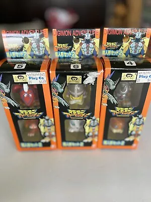 DIGIMON Tamers Digital Monster Figure YUTAKA Finger Puppets SET 4 5 & 6 • $30