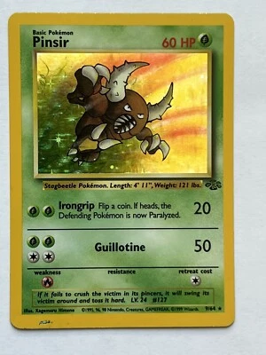 $0.99 • Buy Pokémon TCG Pinsir Jungle 9/64 Holo Unlimited Holo Rare