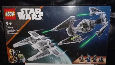 NEW SEALED LEGO 75348 Star Wars Mandalorian Fang Fighter TIE Interceptor FREEpst • $124.95