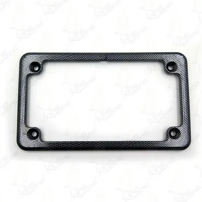 Motorcycle License Plate Frame - Carbon Fiber Color • $16.95