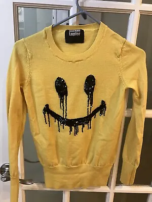 Markus Lupfer Sweater Sz XS Smile Face • $41.65