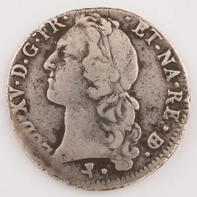 Louis XV France Silver Ecu Pau Mint 176 • £212.50