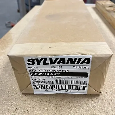 SYLVANIA QUICKTRONIC QTP 2x54T5HO/UNV PSN 120/277V BALLAST. Case Of 20. • $199.99