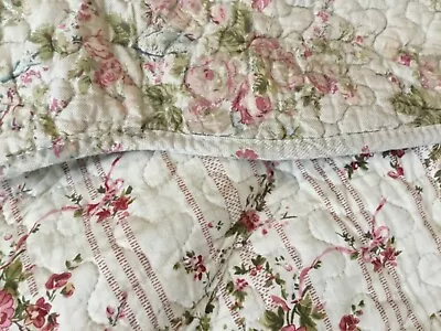 Cotton Double Quilt/Bedspread Multi-coloured New Unused 100 X 90 Inches Approx. • £47