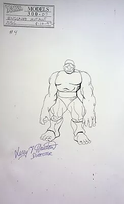 X-Men The Animated Series 1993 SIGNED LARRY HOUSTON Model Cel Copy • $14.99