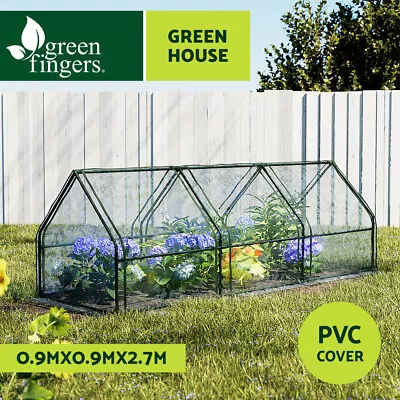 Greenfingers Greenhouse Mini Green House Raised Garden Bed Planter Box 2.7x0.9M • $46.95