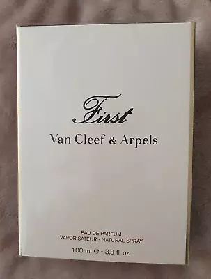 FIRST By Van Cleef & Arpels Eau De Parfum EDP 100ml Spray - Sealed Box  Free P&P • £150