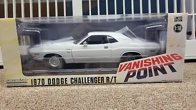 Green Light 1/18 Scale Vanishing Point 1970 Challenger RT Diecast Car N I B • $79.95