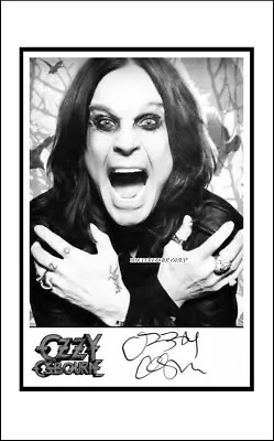 Ozzy Osbourne Autographed Cotton Canvas Image. Limited Edition (OO-1)  • £9.59