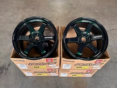 VOLK RACING TE37 ULTRA M-SPEC 19x9.5 5x114 34 TESLA MODEL 3 Y P WHEEL RIM RGREEN • $4250