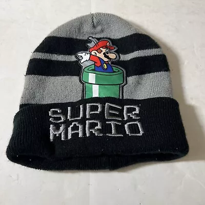 Super Mario Beanie Cap Hat Fitted One Size 2018 Nintendo • $8.99