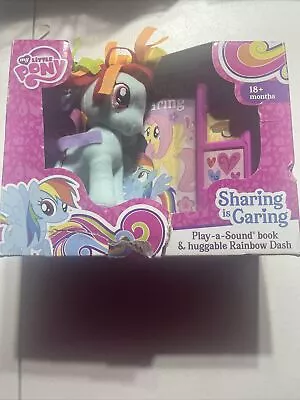 My Little Pony Sharing Is Caring Play-A-Sound Book & Rainbow Dash New MISB • $10