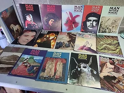 Man Myth & Magic Magazine- Vintage Occult Witchcraft Magazine Lot Of 16 Issues.  • $42