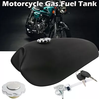 Motorcycle Vintage Fuel Gas Tank Tap For Cafe Racer Honda CG125 2.4 Gallon 9L • $139.59