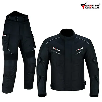 Men Motorcycle Racing Suit Motorbike Textile Waterproof Riding Armoured Suits • $124.47