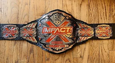 Impact X Division Championship Replica Wrestling Belt Stacked Plates Tna • $395