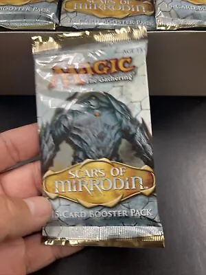 1x SCARS OF MIRRODIN BOOSTER PACK MAGIC GATHERING MTG BRAND NEW FACTORY SEALED • $17.95