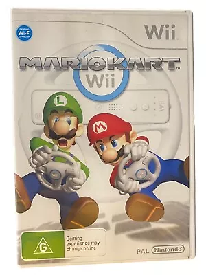 Mario Kart Wii (Nintendo Wii 2008) *Complete* With Manual PAL + Free Postage • $29