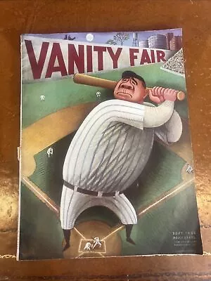 Vanity Fair 1933 Babe Ruth • $250