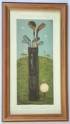 Golf Birdie Framed Print By Warren Kimble 22.5  X 12.5  • $49.95