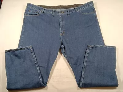 Wrangler Authentics Men's Jeans Stretch Denim 50x30 5 Pocket Denim ZM3CSDS • $13.99