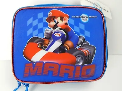 Nintendo MARIO Kart Wii Lunchbox Lunch Box NeW Fully Insulated Lunch Bag  • $25