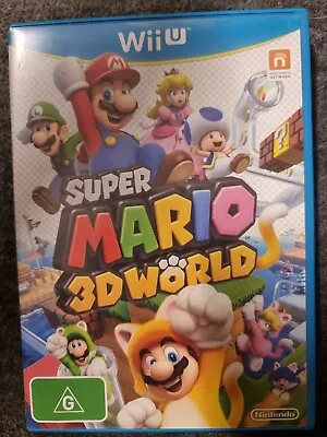 Super Mario 3D World Nintendo Wii U PAL Pre-Owned No Manual • $21.90