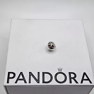Genuine Pandora Red Enamel Cherry Clip Charm ALE 925 #791093EN39 • £19